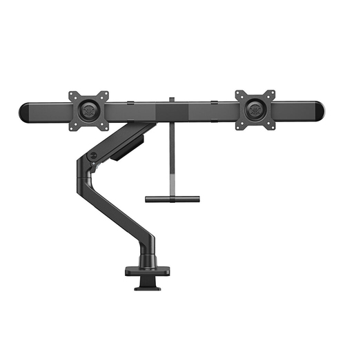 ACT AC8344 Monitorarm 32 inch met gasveer en crossbar voor 2 monitoren