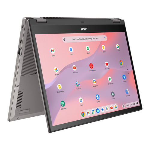 ASUS Chromebook CM34 Flip CM3401FFA-LZ0023 AMD Ryzen™ 3 7320C Хромбук 35,6 cm (14") Сенсорный экран WUXGA 8 GB LPDDR5-SDRAM 128 GB Твердотельный накопитель (SSD) Wi-Fi 6 (802.11ax) ChromeOS Серый