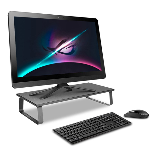 Techly ICA-MS 600TY подставка / крепление для мониторов Стол Черный