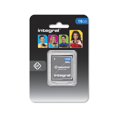 Integral 16GB COMPACT FLASH MEMORY CARD CF 100X TRANSFER