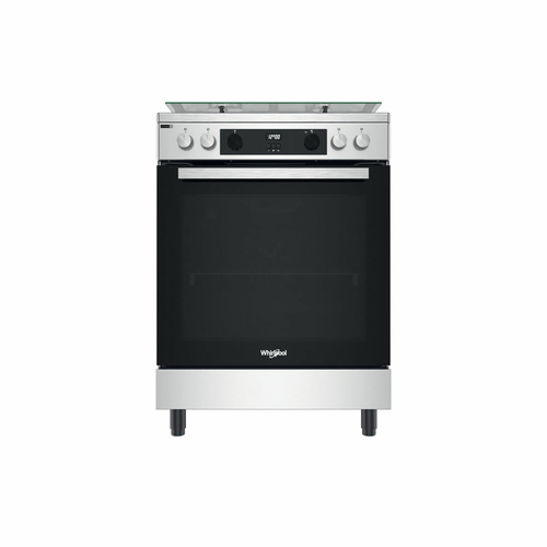 Whirlpool WS67G8CHXT/E/1 Freestanding cooker Electric Gas Black, Stainless steel