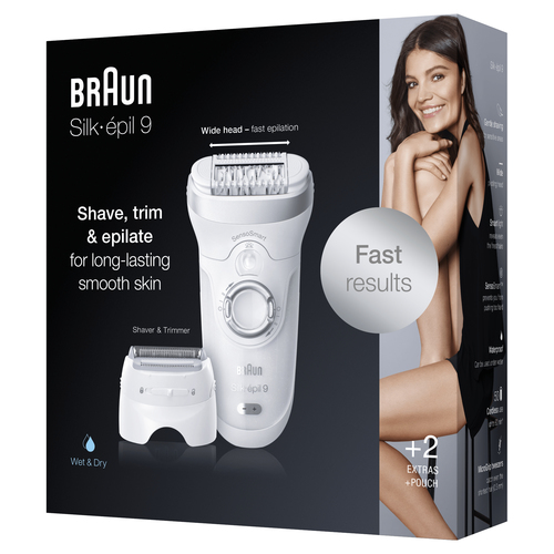 Braun Silk-épil 9 81770433 epilator 40 tweezers White – image 4