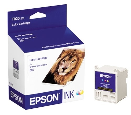 Epson T020201 Tri-color Ink Cartridge