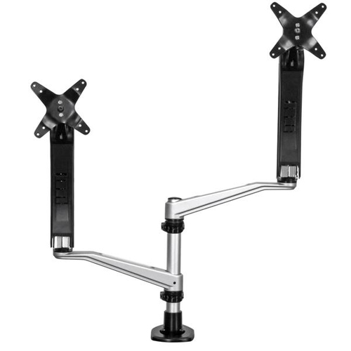 StarTech.com Desk Mount Dual Monitor Arm - Full Motion Articulating Arms - Premium Dual Monitor Stand - For up to 30 (19.8lb/9kg) VESA Mount Monitors - Tool-less Assembly - Steel & Aluminum Monteringssæt LCD display 30 – billede 2