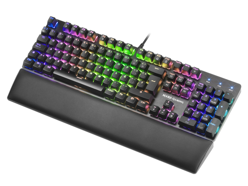 Mars Gaming MK5BRES RGB Mechanical Keyboard Padded Wrist Rest Switch OUTEMU SQ Brown Spanish Language – image 4