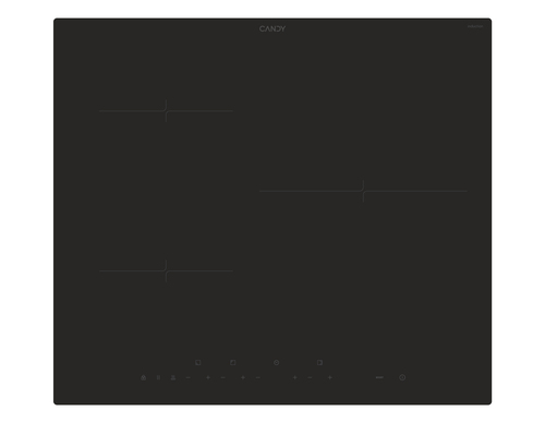Candy CIS633DTT/1 Black Built-in