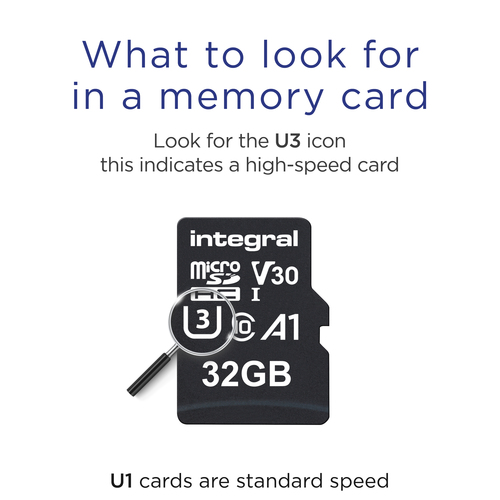 Integral 32GB MICRO SDHC UHS-1 U3 CL10 V30 UP TO R-100 W-30 MBS TWIN PACK – image 2