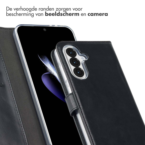 Selencia Echt Lederen Bookcase Samsung Galaxy A56 - Zwart, afbeelding 4