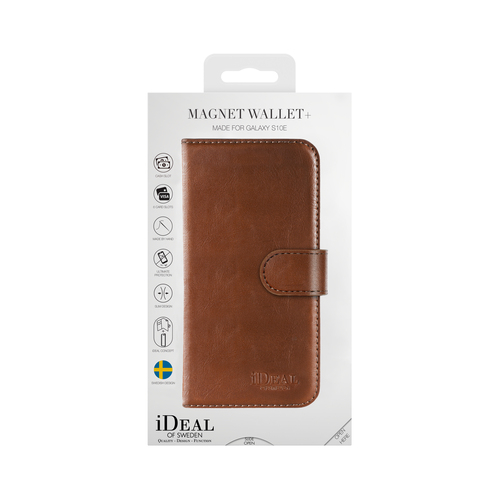 iDeal of Sweden Magnet Wallet+ Galaxy S10E Brown – image 4