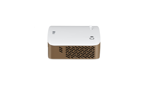 LG PH150G data projector Standard throw projector 130 ANSI lumens DLP 720p (1280x720) Gold, White – image 6