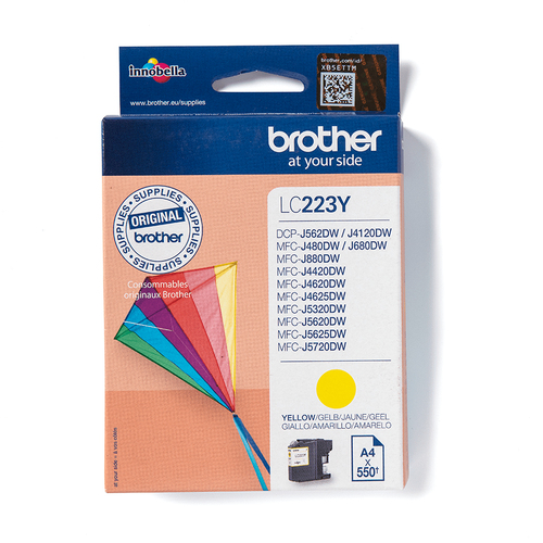 Brother LC223Y Inkjet Cartridge Yellow LC223Y - image 1