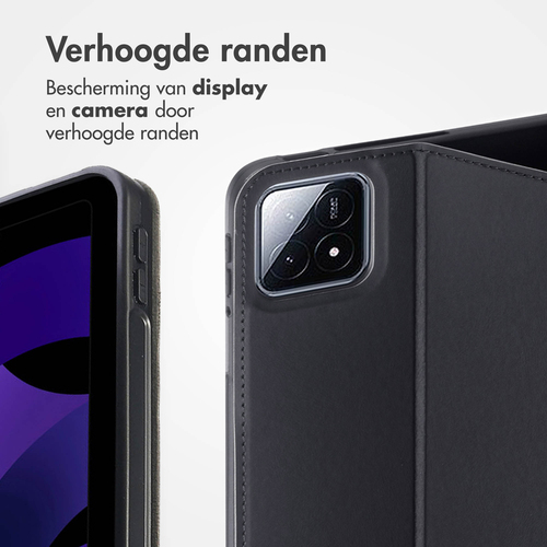 Accezz Classic Tablet Case Xiaomi Pad 6S Pro 12.4 - Zwart, afbeelding 3
