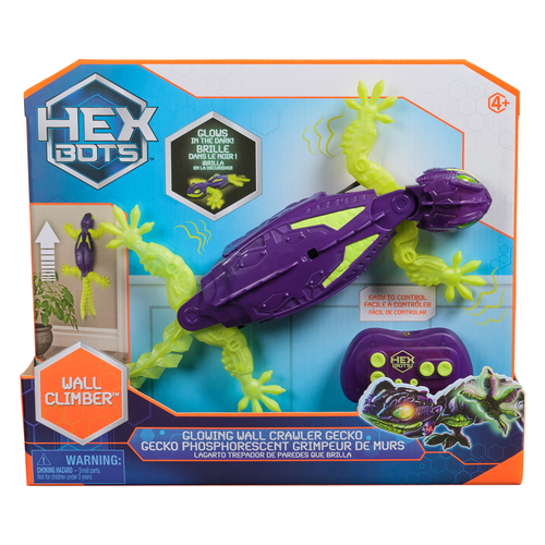 Spin Master HEX BOTS Glow-in-the-Dark Gecko, Rechargeable Remote Control Robot Kids Toys, Climbs up Walls for Prank Toys & Games, RC Robot for Boys & Girls Ages 4 & Up – image 7