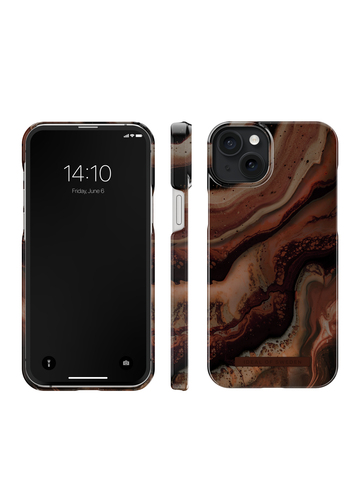 iDeal of Sweden Printed Case iPhone 15PL Dark Amber Marble – image 2