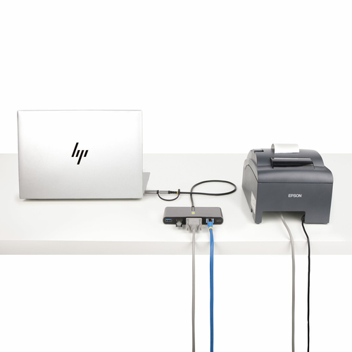 StarTech.com 2-Port USB-CUSB-A Hub with GbE and RS232 Serial, 2x USB-A - Hub, afbeelding 5