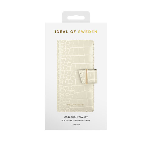 iDeal of Sweden Cora Phone Wallet iPhone 11PM/XSM Beige Croco – image 8