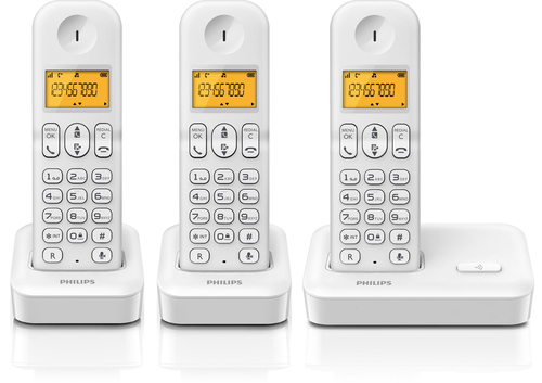 Philips B1303W/FR telephone DECT telephone Caller ID White – image 2