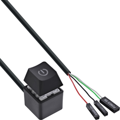 Product image: InLine 59910B computer case part Universal Push-button
