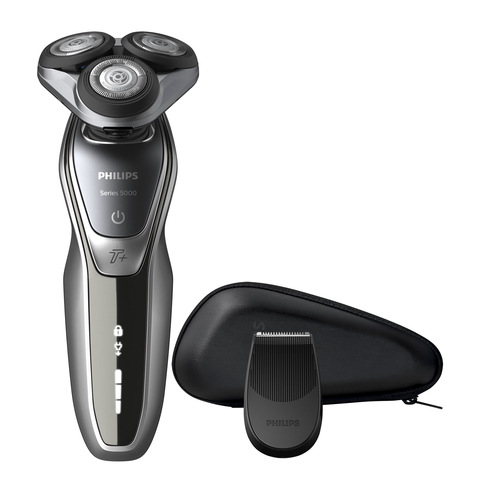 Philips SHAVER Series 5000 S5940/11 men's shaver Rotation shaver Trimmer Black, Silver – image 1