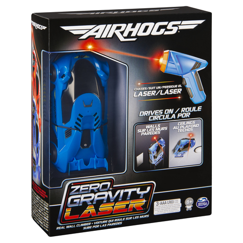 Spin Master Air Hogs , Zero Gravity Laser, Laser-Guided Wall Racer, Wall Climbing Race Car, Blue – image 8