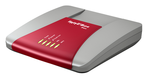FRITZ! Box 5113 wired router Red
