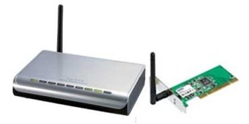Zyxel P-320W 802.11g Wireless Firewall Router & 802.11g Wireless Client