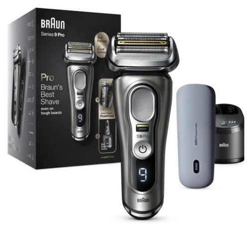 Braun Series 9 9475cc Сеточная бритва Триммер Черный