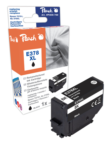 Peach 0F320918 ink cartridge 1 pc(s) Compatible High (XL) Yield Black