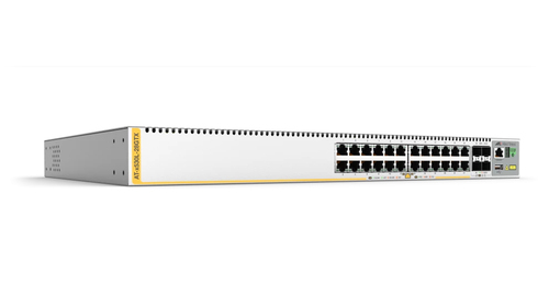 AT-X530L-28GTX-90 Switch L3 Stackable 24x 10/100/1000T 4x SFP Fuente redundante TAA compliant version AT-X530L-28GTX-90