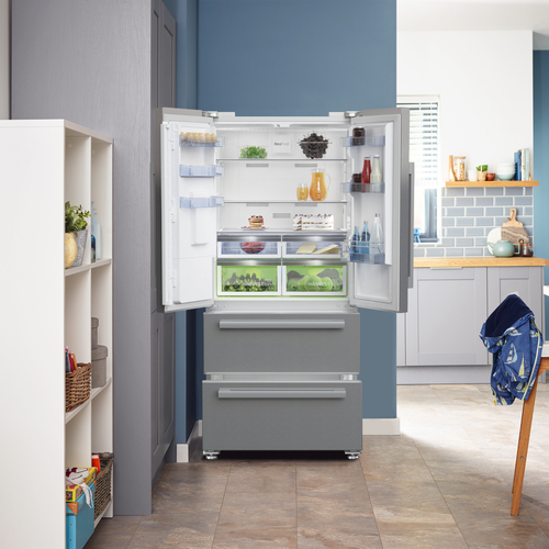 Beko GNE460520DVPX Freestanding American Style Fridge Freezer with HarvestFreshTM – image 5
