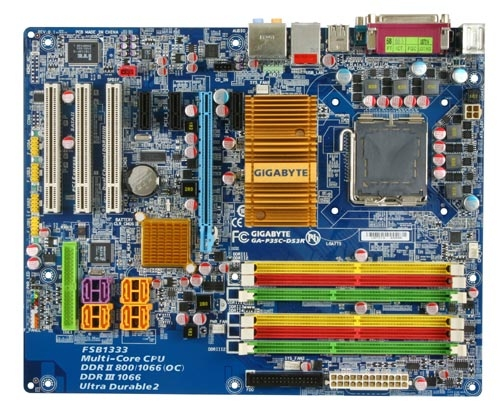 GIGABYTE GA-P35C-DS3R (rev. 1.0) Intel® P35 + ICH9R Chipset
