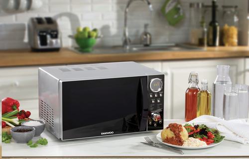 Daewoo SDA2087 microwave Black Solo microwave Countertop – image 2