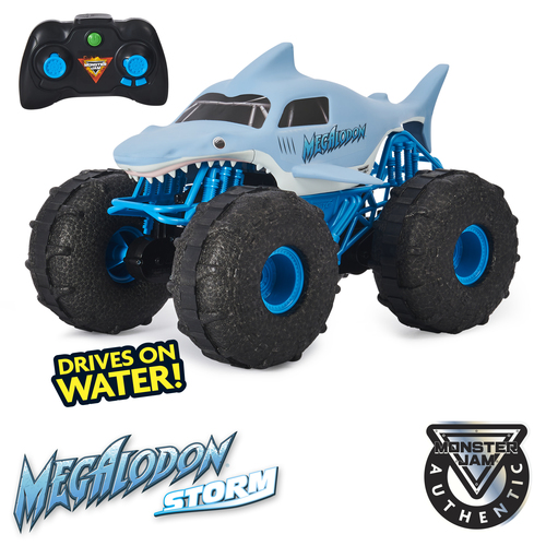 Spin Master Monster Jam , Official Megalodon STORM All-Terrain Remote Control Monster Truck, 1:15 Scale – image 3