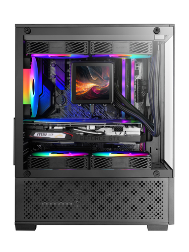 Mars Gaming MC-SE2 Mini Tower Zwart, afbeelding 2
