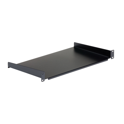 StarTech.com 1U Server Rack Cabinet Shelf - Fixed Deep Cantilever Rackmount Tray for 19 Data/AV/Network Enclosure w/cage nuts, screws Rackhylde Sort – billede 4
