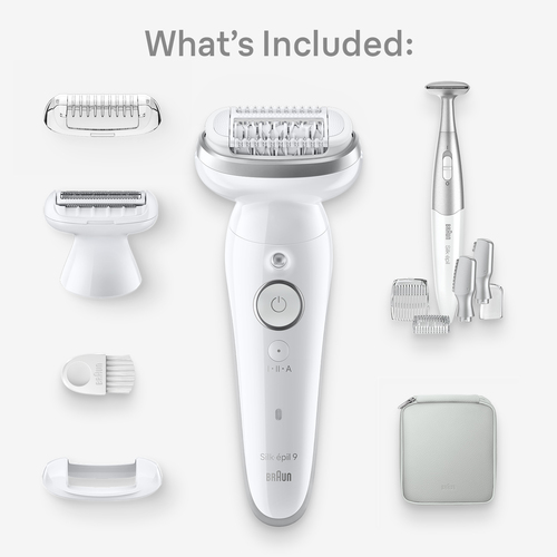 Braun Silk-épil 9 Epilator - White - image 2