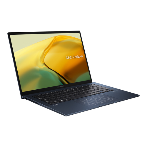 ASUS Zenbook 14 UX3402ZA-KP377W Intel® Core™ i7 i7-1260P Ноутбук 35,6 cm (14") WQXGA+ 16 GB LPDDR5-SDRAM 512 GB Твердотельный накопитель (SSD) Wi-Fi 6E (802.11ax) Windows 11 Home Синий