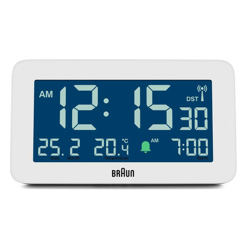 Braun BC10 Reloj despertador digital Blanco