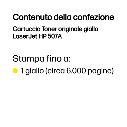 HP 507A – Toner giallo originale