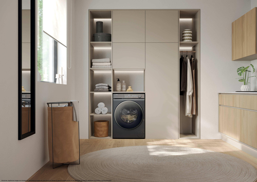 Haier HWD100B14367GUUK washer dryer Freestanding Front-load Graphite – image 7