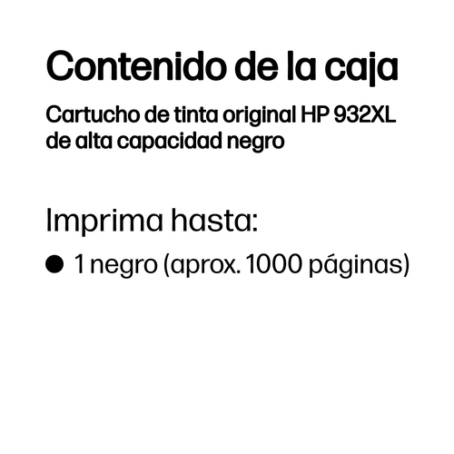 Tinta HP 932XL