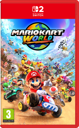 Nintendo Mario Kart World Switch 2 Стандартная Упрощенный китайский, Традиционный китайский, Немецкий, Нидерландский, Английский, Испанский, Французский, Итальянский язык, Японский, Корейский, Португальский, Русский Nintendo Switch 2
