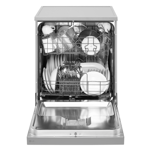 LG DF030FL 60cm Dishwasher in Prime Silver 13 Place Setting E Rated In - image 5