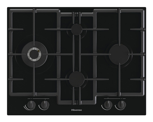 Hisense GED663B hob Black Built-in Gas 4 zone(s)
