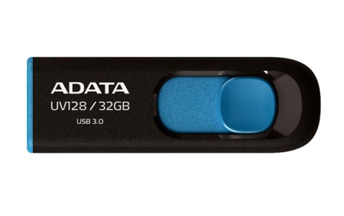 ADATA DashDrive UV128 128GB unidad flash USB USB tipo A 3.2 Gen 1 (3.1 Gen 1) Negro, Azul imagen 2