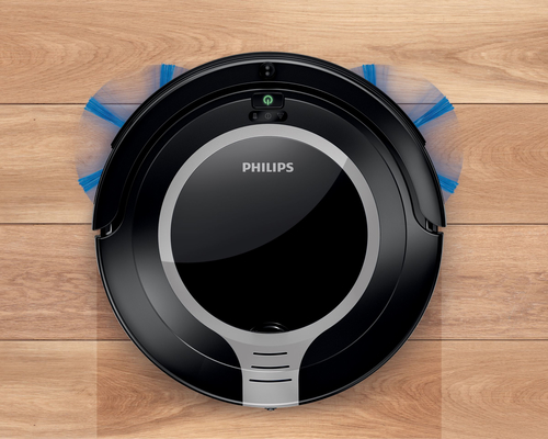 Philips SmartPro Compact FC8710/01 robot vacuum Black, Metallic, Silver – image 4