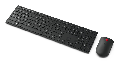 Lenovo 4X31S04814 toetsenbord Inclusief muis Kantoor RF-draadloos + Bluetooth Belgisch Zwart, afbeelding 3