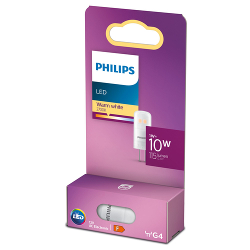 Philips 8718699767556 LED лампа Теплый белый 2700 K 1 W G4 F