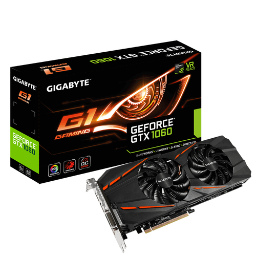 GIGABYTE GAMING GeForce GTX 1060 G1 3G NVIDIA 3 GB GDDR5