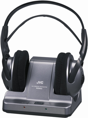 JVC HA-W600RF headphones/headset Wireless Head-band Black